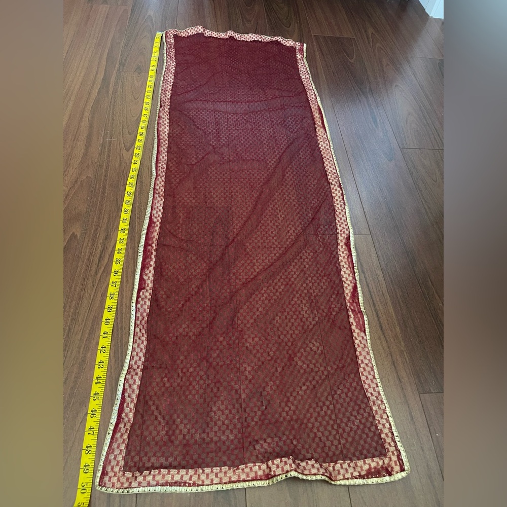 Indian Antique Dupatta Scarf - Picture 8 of 9